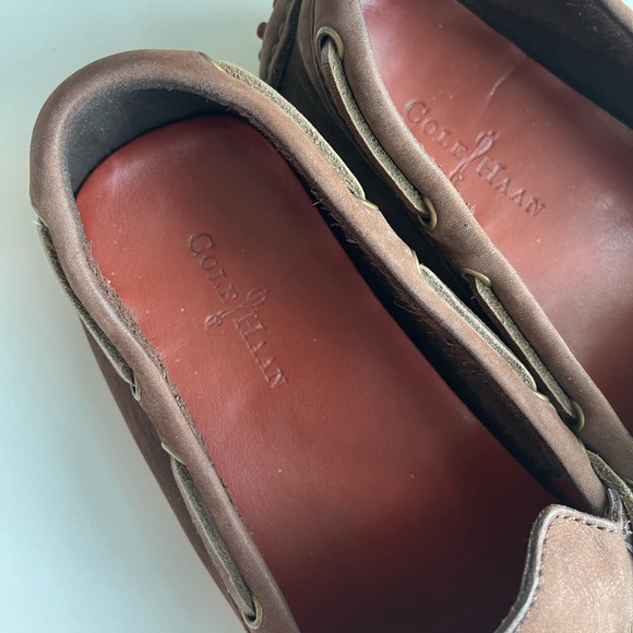 Cole Haan Brown Suede moccasin / driving shoe - Picture 3 of 4